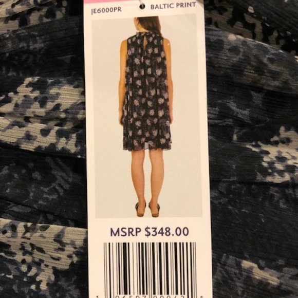 Joie Baltic Print Mini Dress NWT Size Medium - Picture 4 of 8